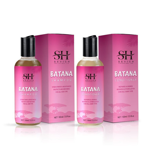 SEVICH Batana Oil Hair Shampoo & Conditioner - 2Pcs Batana Hair Care, Repair Damaged Hair, Nourishes Loss Hair Growth Fir for All Hair Types 3.5fl Oz*2 SEVICH Batana Oil Hair Shampoo & Conditioner - 2Pcs Batana Hair Care, Repair Damaged Hair, Nourishes Loss Hair Growth Fir for All Hair Types 3.5fl Oz*2