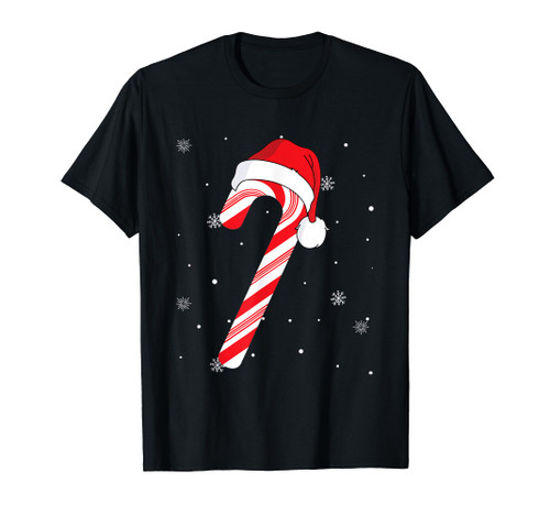 Candy cane merry and bright red and white candy T-Shirt