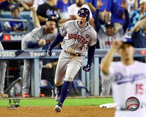 George Springer Houston Astros 2017 World Series Photo (Size: 8" x 10")