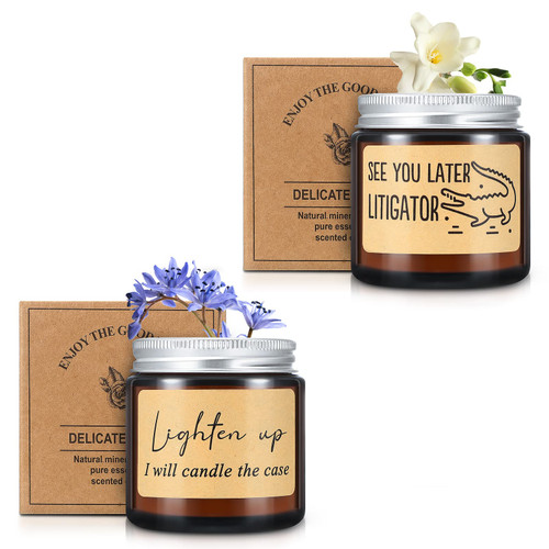 2 Pcs Lawyer Graduation Gifts, Lawyer Candle Gifts for Women, Aromatherapy Candles Scented Candles for Lawyers, Attorney, Law School Graduation Students, Judge, Bar Exam, 2 Styles 2 Pcs Lawyer Graduation Gifts, Lawyer Candle Gifts for Women, Aromatherapy Candles Scented Candles for Lawyers, Attorney, Law School Graduation Students, Judge, Bar Exam, 2 Styles