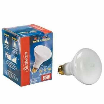Sunbeam 65-Watt BR30 Indoor Flood Light Bulb, 2-Pack