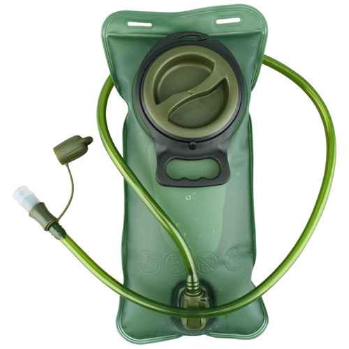 Rintifia Hydration Bladder Reservoir BPA Free TPU Water Bladder for Hiking Hiking Backpack Biking and Camping Outdoor Backpack Reservoirs (Olive Green-2L)