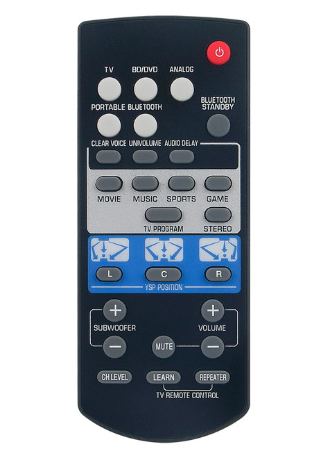 FSR80 ZG80760 Replace Remote Control fit for Yamaha Digital Sound Projector YSP-1400 YSP-1400BL Speaker System