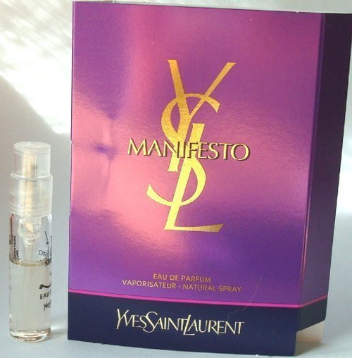 Yves Saint Laurent Manifesto .05 oz / 1.5 ml Eau De Parfum Vial Spray Yves Saint Laurent Manifesto .05 oz / 1.5 ml Eau De Parfum Vial Spray