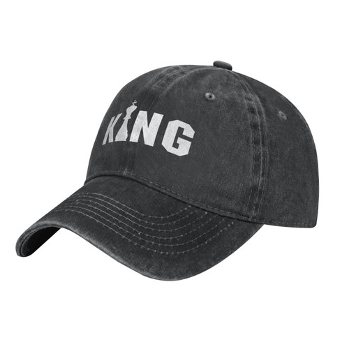 Cotton Baseball Cap Cool-King-Chess Dad Hat Adjustable Polo Trucker Unisex Style Headwear Black