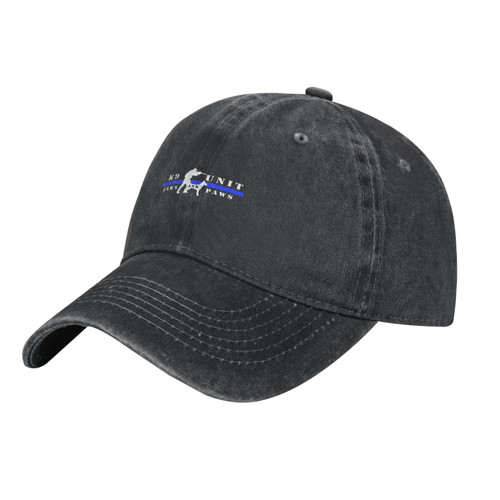 Cotton Baseball Cap K9-Unit-Jaws-Paws-Blue-Line Dad Hat Adjustable Polo Trucker Unisex Style Headwear