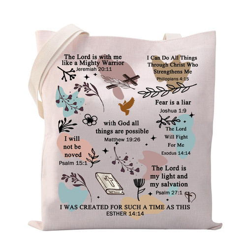 VAMSII with God All Things are Possible Bible Verse Tote Christian Shoulder Bag Bible Study Aesthetic Bag (Bible Verse Tote Bag) VAMSII with God All Things are Possible Bible Verse Tote Christian Shoulder Bag Bible Study Aesthetic Bag (Bible Verse Tote Bag)