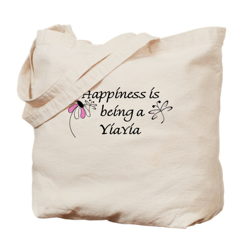 CafePress Happiness Is Yiayia Tote Bag Canvas Tote Shopping Bag