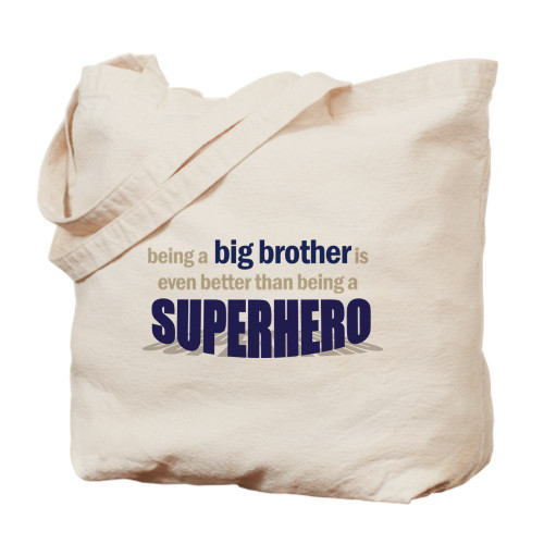 CafePress Big Brother T Shirt Superhero Tote Bag Canvas Tote Shopping Bag