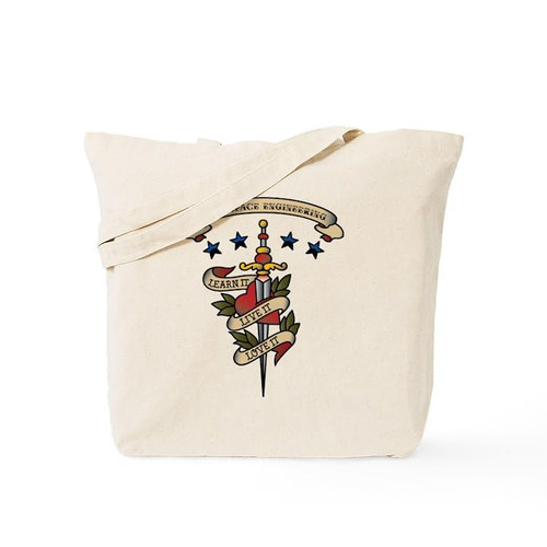 CafePress Love Aerospace Engineering Tote Bag Canvas Tote Shopping Bag