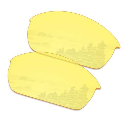SmartVLT Men's HD Yellow Replacement Lenses for Oakley Flak Jacket Sunglass
