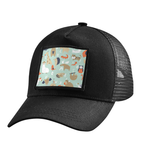Cartoon Cute Animals Trucker Hat Black Hats for Men Woman Baseball Cap Fitted Snapback Hats Adjustable Strap Mesh Caps Cartoon Cute Animals Trucker Hat Black Hats for Men Woman Baseball Cap Fitted Snapback Hats Adjustable Strap Mesh Caps