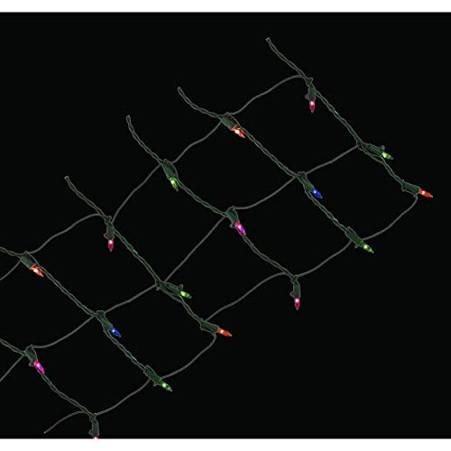 Home Accents Holiday 300-Light Multi-Color 48 in. x 72 in. Net Lights