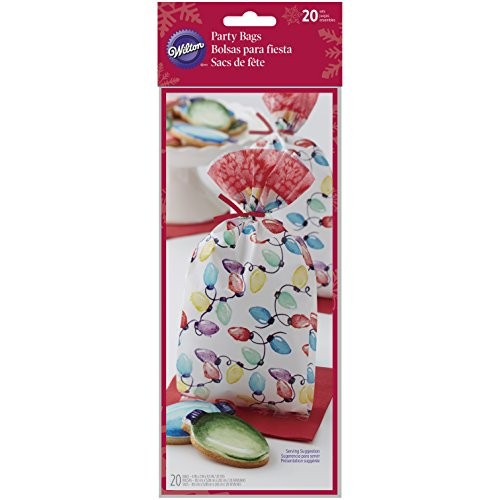 Wilton Christmas Lights Treat Bags, 20-Count
