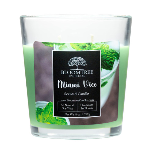 Mint Mojito Scented Candle | 8oz Scented Candle for Home | Long Lasting | Fragrance Notes of Lime, Mint, Jasmine, Pineapple, Rum