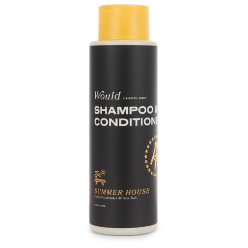 WOULD Men's Shampoo and Conditioner - 16 Oz Shampoo and Conditioner for Men - Dual Action 2 in 1 Shampoo and Conditioner - Coastal Lavender and Sea Salt Scent 1 Pack