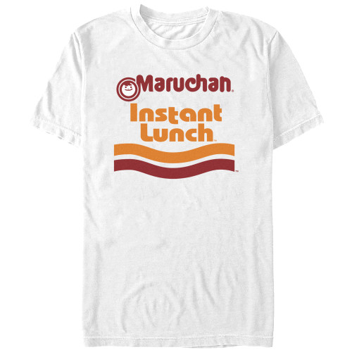Maruchan Men's Ramen Noodle Instant Lunch Logo, White, Small