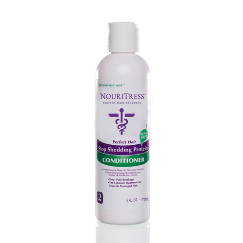 NouriTress Stop Shedding Protein Conditioner | Great for Natural Hair | Reduce Hair Shedding | Promotes Hair Growth | Stops Hair Breakage - 4 oz.