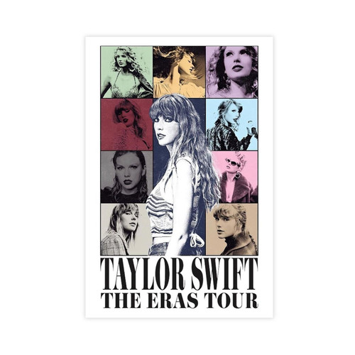 Taylor Poster Swift The Eras Tour Wall Art World Tour Movie Poster Canvas Poster Wall Art Decor Print Picture Paintings for Living Room Bedroom Decoration Unframe-style12x18inch(30x45cm)