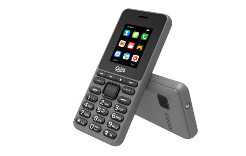 GOL S1A 2G Unlocked Cell Phone Dual SIM/Feature Phone/FM Radio MP3 MP4 / Bluetooth / 1.8 Screen Camera 0.08Mp Microphone (Gray/Black)