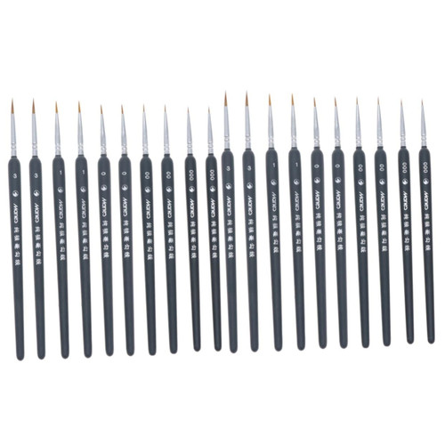 COHEALI 2 Sets 10pcs Sketch Detailing Brush Oil Painting Brush Extra Fine Paint Brush Miniature Brushes Watercolor Paint Brushes Fine Tip Paint Brush Manicure Wooden Freehand Paintbrush