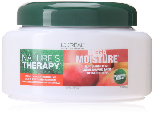 L'Oreal Natures Therapy Mega Moisture Nurturing Creme, 16 Ounce