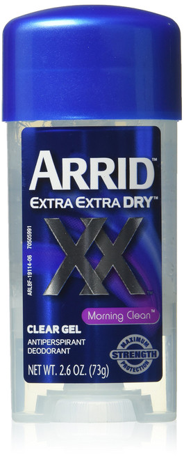 Arrid Deodorant 2.6 Ounce Gel Clr Xx Morning Clean (76ml) (2 Pack)