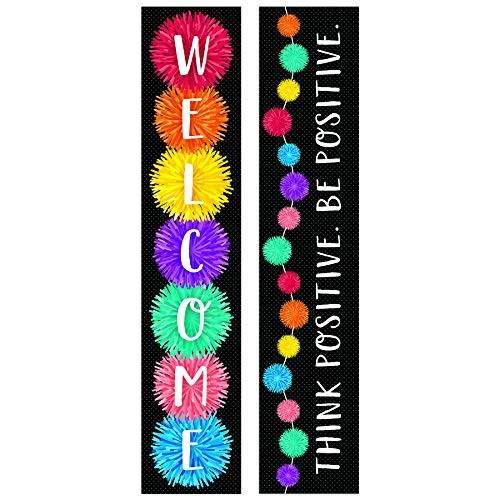 Creative Teaching Press Pom-Poms Welcome Banner (2-sided), CTP 8670