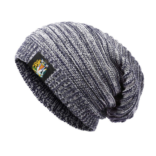 SWNCNC Unisex Antarctica-British-Antarctic-Territory-Emblem- Slouchy Beanie Hat Cuffed Plain Knit Cuffed Cap