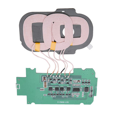 Wireless Charger Transmitter Module, 5V 2A DIY 3 Coils Wireless Charging Module Suitable for All Qi Standard Phones Wireless Charger Transmitter Module, 5V 2A DIY 3 Coils Wireless Charging Module Suitable for All Qi Standard Phones