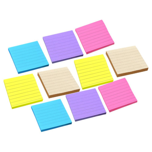 Ciieeo 10 Stickers Note Pads Note Accessory Portable Memo Pads Self-Adhesive Memo Pads Useful Memo Sticker Note Supply Self-Adhesive Note Sticker Office Paper Sticky Notes Memorandum