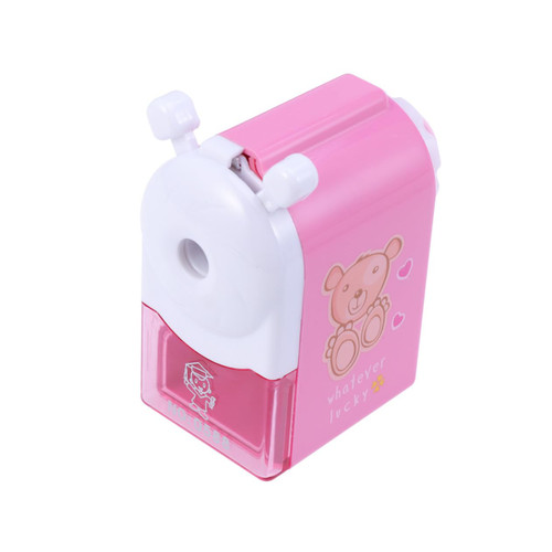 STOBOK Pencil Sharpeners for Kids Pencil Sharpener for Kids Pencil Sharpener for School Cartoon Pencil Sharpener Stationery Child Hand Crank