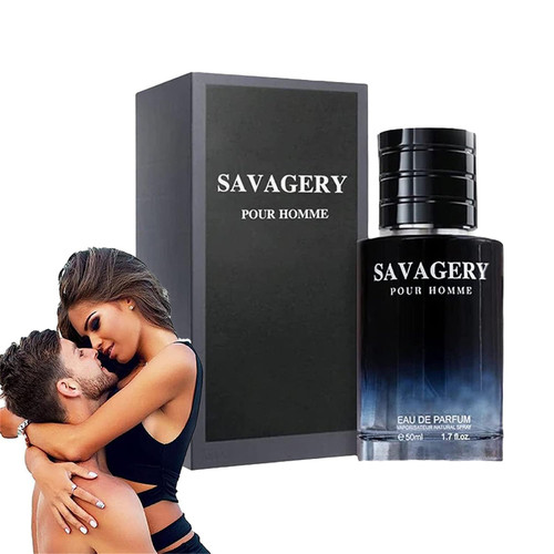 Savagery Pheromone Men Perfume, Long Lasting Pheromone Cologne for Men Attract Women, Men's Eau De Perfume Pheromone Lure Perfume Spray, Men's Romantic Glitter Perfume Gift (1PCS 50ml)