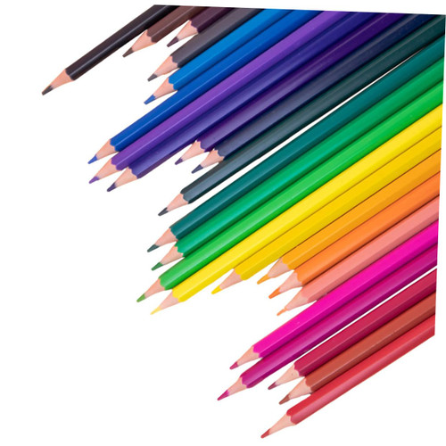 TEHAUX 36pcs Colored Pencils Watercolor Golf Pencils with Erasers for Kids Coloring Pencils Painting Pencils Football Party Favors Soccer Party Favors Portable Student School Supplies