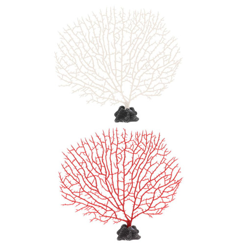 Artibetter 2pcs Simulated Coral Ornaments Small Artificial Plant Fake Coral Plant Aquarium Coral Decor Sushi Plate Coral Decoration Aquarium Tank Landscape Silk Plant Plastic Food Modeling