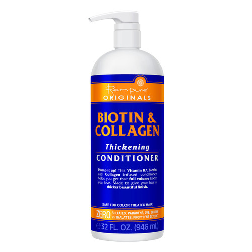 Renpure Originals Biotin & Collagen Thickening Conditioner, 32 Fl Oz (Pack of 1) Renpure Originals Biotin & Collagen Thickening Conditioner, 32 Fl Oz (Pack of 1)
