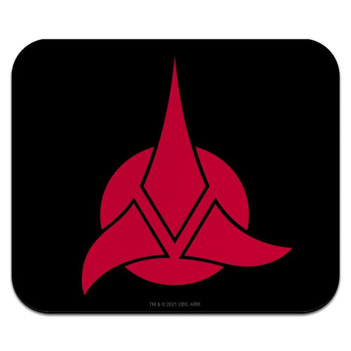 Star Trek Klingon Shield Low Profile Thin Mouse Pad Mousepad