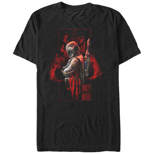 STAR WARS mens Bounty Hunter Graphic T-shirt T Shirt, Black, 5X-Large US