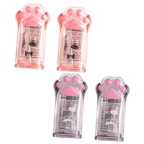 KALLORY 8 Pcs School Pencil Sharpener School Student Stationery Cute Manual Sharpeners Kids Pencils Sharpener Cat Claw Pencil Sharpener Cute Pencils Handheld Child Metal School Supplies