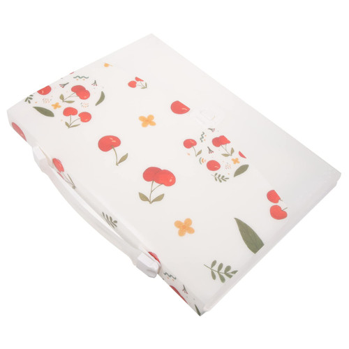 STOBOK Folder File Organizer Receipt Holder Organizer File Wallet Document Holder A4 Paper Organizer Receipt Organizer Document Storage Bag Files Organizer Pp Pocket Paper Student Small