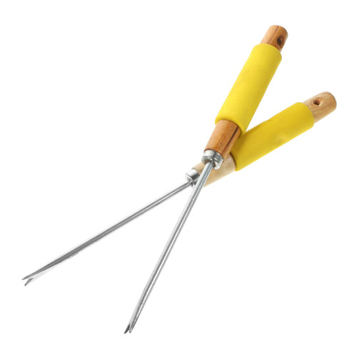 CIMAXIC 2pcs Gardening Tools Grass Cutter Weeder Manual Root Lifter Lawn Weeder Gardening Plant Weeder Hand Root Remover Grass Digger Hand Tool Hand Weeding Tool Handheld Weeding Hoe Wood