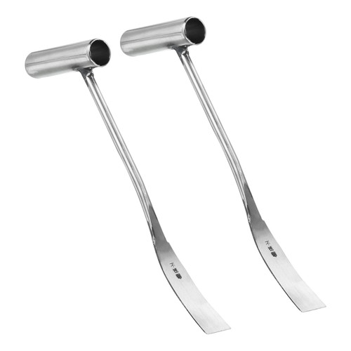 PATIKIL Garden Shovel, Hand Trowel Stainless Steel Gardening Digging Shovel Trowel Garden Tool for Weeding Transplanting, Silver Tone PATIKIL Garden Shovel, Hand Trowel Stainless Steel Gardening Digging Shovel Trowel Garden Tool for Weeding Transplanting, Silver Tone