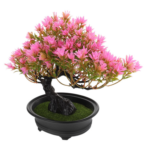 RORPOIR Simulation Welcome Pine Artificial Bonsai Juniper Tree Imitation Bonsai Pine Tree Welcoming Pine Bonsai Zen Indoor Flower Pots Simulation Plant Green Plants Porch Office Plastic