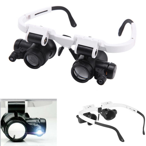 Keilani LED Glasses Magnifier, Keilini LED Glasses Magnifier, Dotmalls LED Glasses Magnifier, Libiyi LED Glasses Magnifier, Beamingwise LED Glasses Magnifier 8X 15x 23x (1pair)