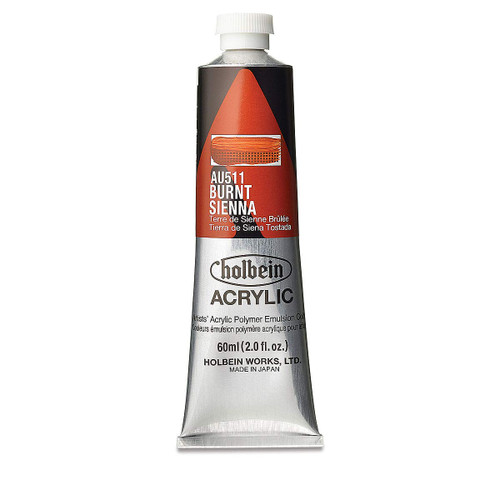 Holbein - Artist Heavy Body Acrylic - 60ml Tube - Burnt Sienna