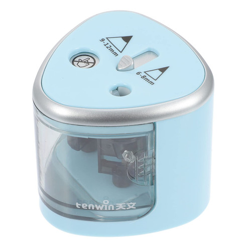 WOFASHPURET Heavy Duty Pencil Sharpener Turn Pen Pencil Sharpener Heavy Pencil Sharpener Student Dual Holes Pencil Sharpener Pencil Automatic Pencil Sharpener Automatic Child Electric