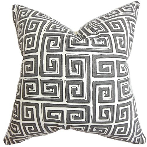 The Pillow Collection Klemens Geometric Bedding Sham Gray Standard/20 x 26",