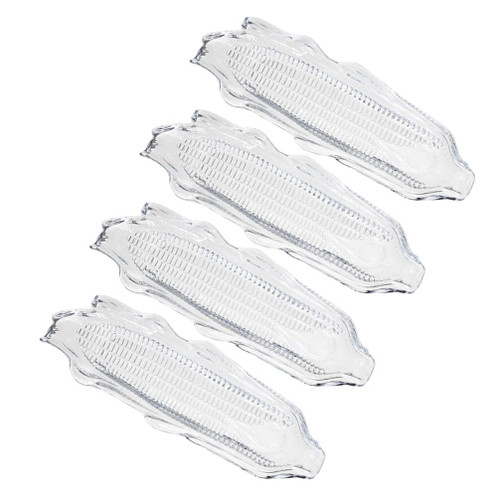 ABOOFAN 4pcs Plastic Corn Cob Dishes Corn Tray Corn Holders Corn Serving Plate BBQ Food Tray Transparent Service Tray Corn Dish Cob Dinnerware Sets ABOOFAN 4pcs Plastic Corn Cob Dishes Corn Tray Corn Holders Corn Serving Plate BBQ Food Tray Transparent Service Tray Corn Dish Cob Dinnerware Sets