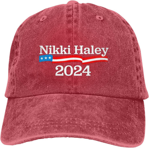 YIWORD Nikki Haley 2024 Trucker Hat Nikki Haley for President Baseball Cap Men Women Dad Hat Unisex Adjustable