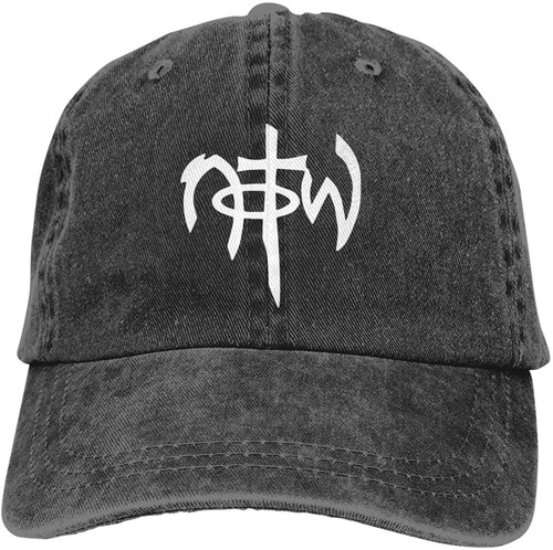Not of This World Christian Jesus Denim Baseball Cap Adjustable Dad Hats Trucker Hats for Women & Men